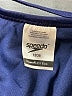 Speedo Solid Blue One Piece Swimsuit Size 12 - photo 3