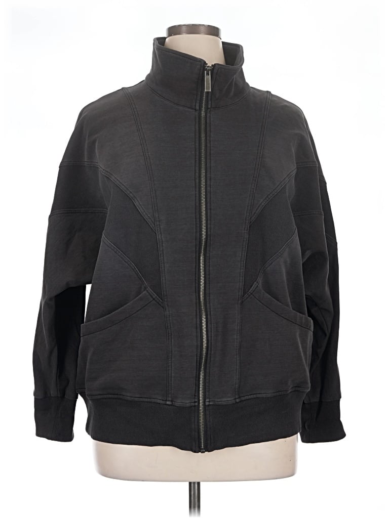 Pre-owned Dg^2 By Diane Gilman Zip Up Hoodie In Black
