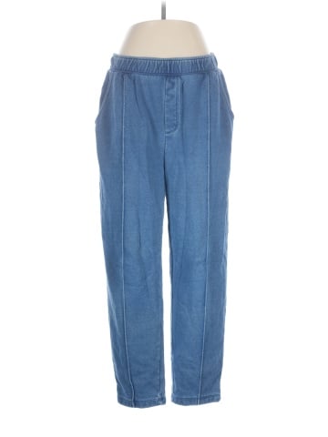 Madewell Indigo Terry Tapered Sweatpants (view 1)