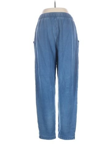 Madewell Indigo Terry Tapered Sweatpants (view 2)