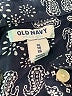Old Navy 100% Cotton Paisley Blue Long Sleeve Button-Down Shirt Size XL - photo 7