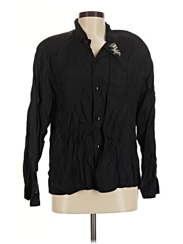 Robbie Bee Long Sleeve Button-Down Shirt (view 1)