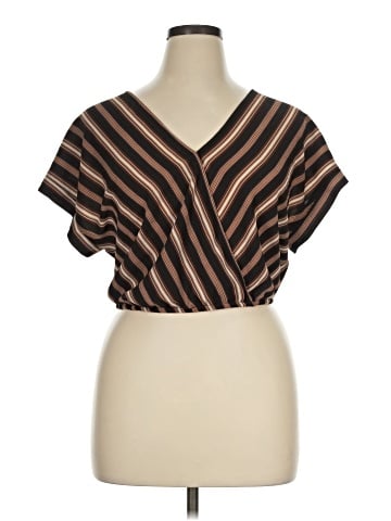Xhilaration Short Sleeve Blouse (view 1)