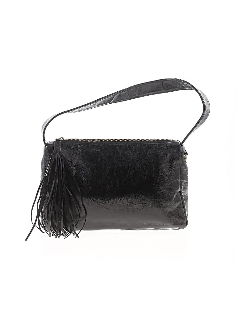 Pre-owned Hobo Bag Leather Shoulder Bag In Black