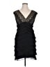 DressBarn 100% Polyester Black Cocktail Dress Size 16 - photo 1