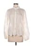 MNG Ivory Long Sleeve Blouse Size 6 - photo 1