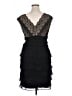 DressBarn 100% Polyester Black Cocktail Dress Size 16 - photo 2