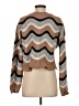 Francesca's Chevron-herringbone Brown Pullover Sweater Size S - photo 2
