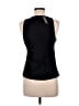 J.Crew 100% Acetate Black Sleeveless Top Size M - photo 2