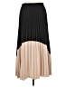 Max Studio 100% Polyester Color Block Black Formal Skirt Size L - photo 2