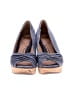 Sofft 100% Leather Blue Wedges Size 8 - photo 2