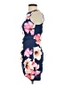 Depri Floral Blue Cocktail Dress Size S - photo 5