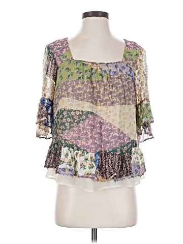 Floreat 3/4 Sleeve Blouse (view 1)