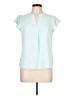 Unbranded Teal Short Sleeve Blouse Size L (estimated) - photo 1