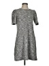 Ann Taylor LOFT Tweed Gray Casual Dress Size S - photo 1