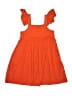 Crewcuts 100% Cotton Orange Dress Size 7 - photo 1