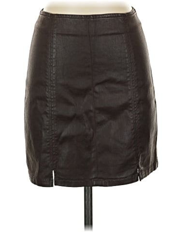 Adriano Goldschmied Faux Leather Skirt (view 1)