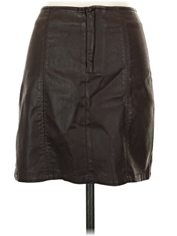 Adriano Goldschmied Faux Leather Skirt (view 2)