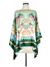 Boston Proper Teal Poncho Size Sm - Med - photo 1