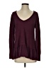 Eri + Ali Burgundy Long Sleeve Top Size XS - photo 1