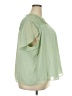 Torrid 100% Polyester Green 3/4 Sleeve Blouse Size 3X Plus (3) - photo 4