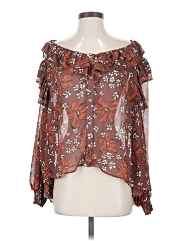 Free People 3/4 Sleeve Blouse (view 1)