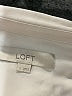 Ann Taylor LOFT 100% Polyester Chevron-herringbone Ivory Long Sleeve Blouse Size S - photo 7
