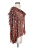 Free People 100% Polyester Brown 3/4 Sleeve Blouse Size S - photo 4