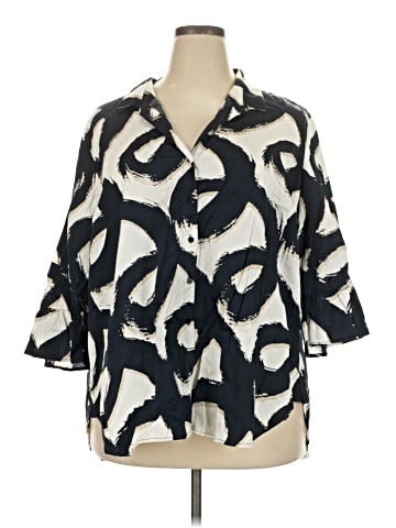 Nic + Zoe 3/4 Sleeve Blouse (view 1)