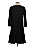 AGB Solid Black Casual Dress Size S - photo 2