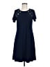 MSK Solid Blue Casual Dress Size M - photo 1
