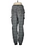Almost Famous Plaid Gray Cargo Pants Size M - photo 2