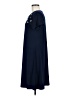 MSK Solid Blue Casual Dress Size M - photo 5
