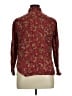 Classic Elements Paisley Burgundy Long Sleeve Blouse Size XL (estimated) - photo 2