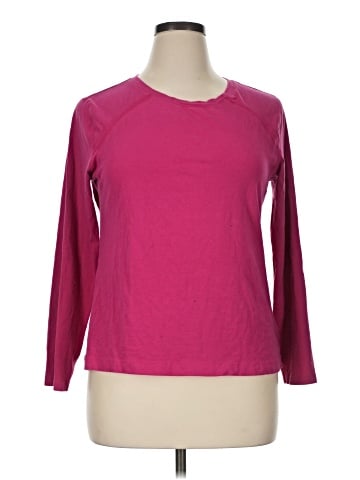 Danskin Now 3/4 Sleeve T-Shirt (view 1)