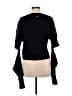 Unbranded Solid Black Cardigan Size M (estimated) - photo 2