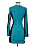 TOBI Color Block Teal Cocktail Dress Size S - photo 2