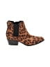 Esprit Animal Print Brown Ankle Boots Size 6 - photo 1