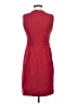 Talbots Solid Burgundy Casual Dress Size 2 - photo 2