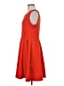 Merona Solid Orange Casual Dress Size M - photo 5