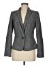 Banana Republic Plaid Gray Wool Blazer Size 8 - photo 1