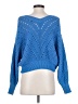 Express Blue Pullover Sweater Size S - photo 2
