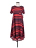 Lularoe Stripes Red Casual Dress Size S - photo 1