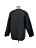 H&M 100% Polyamide Argyle Black Coat Size S - photo 2