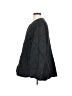 H&M 100% Polyamide Argyle Black Coat Size S - photo 5