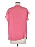 Maison d' Amelie 100% Polyester Pink Short Sleeve Blouse Size M - photo 2
