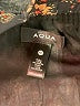 Aqua 100% Polyester Paisley Black Cocktail Dress Size XXS - photo 7