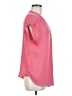 Maison d' Amelie 100% Polyester Pink Short Sleeve Blouse Size M - photo 4