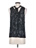 Ramy Brook Silver Sleeveless Blouse Size S - photo 2