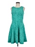 Apt. 9 Tweed Teal Casual Dress Size M - photo 1